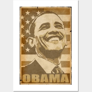 Barack Obama Smile Propaganda Poster Pop Art Posters and Art